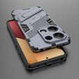 Θήκη για Xiaomi Redmi Note 13 Pro 4G / Xiaomi Redmi Note 14S / Xiaomi Poco M6 Pro 4G, Military kickstand, σκούρο μπλε