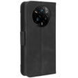 Θήκη με πτερύγιο για Realme 14 Pro 5G, Card Slot, μαύρη