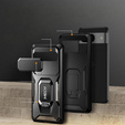 Θήκη για Google Pixel 8, Tongate MECH Series με βάση στήριξης, μαύρη