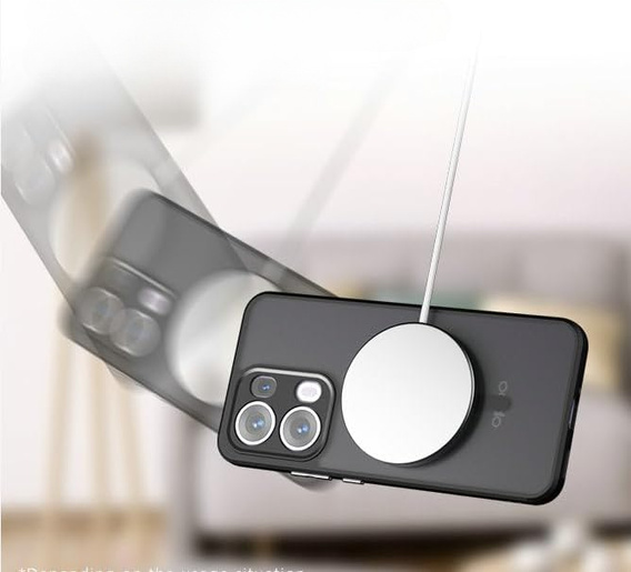 Θήκη για Oppo Reno 13 Pro, για MagSafe, ERBORD Μatt Case, μαύρη