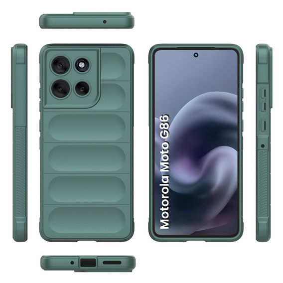 Θήκη για Motorola Moto G86 Power 5G, Gaming Shockproof, πράσινη