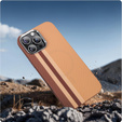 Θήκη για iPhone 14 Pro, ανθρακονήματα MagSafe, κίτρινη