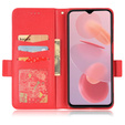 Θήκη με πτερύγιο για Ulefone Note 12P, Wallet Litchi Magnet, κόκκινη