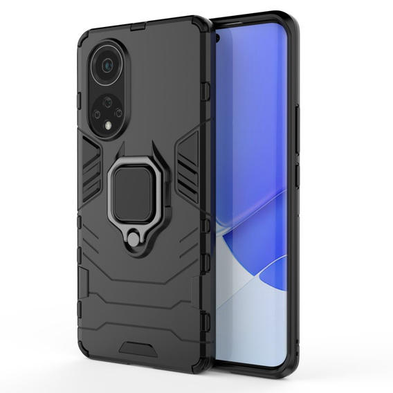 Θήκη για Huawei Nova 9, Kickstand Ring, μαύρη