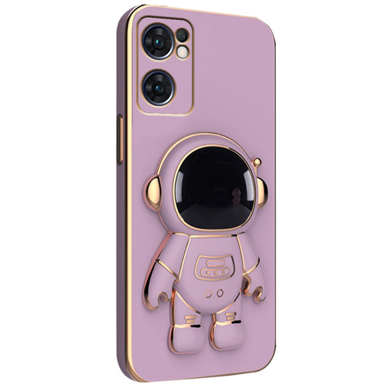 Θήκη για Oppo Reno 7 5G, Astronaut, μωβ