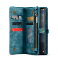 CASEME θήκη για Samsung Galaxy S25 Ultra, Retro Leather Wallet, με λουράκι, πράσινη