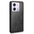 Θήκη με πτερύγιο για Xiaomi Poco M7 Pro 5G, Flip, μαύρη