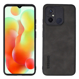 Θήκη για Xiaomi Redmi 12C, ERBORD Business, με πλάκα στήριξης αυτοκινήτου, γκρι