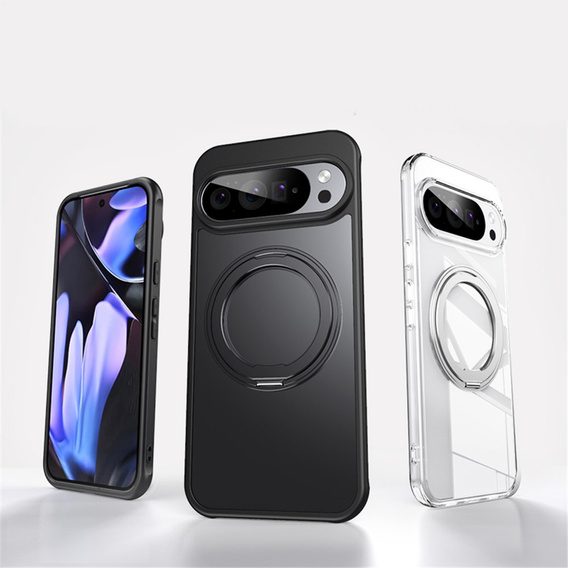Θήκη για το Google Pixel 10 Pro XL , για MagSafe, με βάση στήριξης, μαύρο