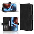 Θήκη με πτερύγιο για Realme GT 7 / 7T, Card Slot, μαύρη