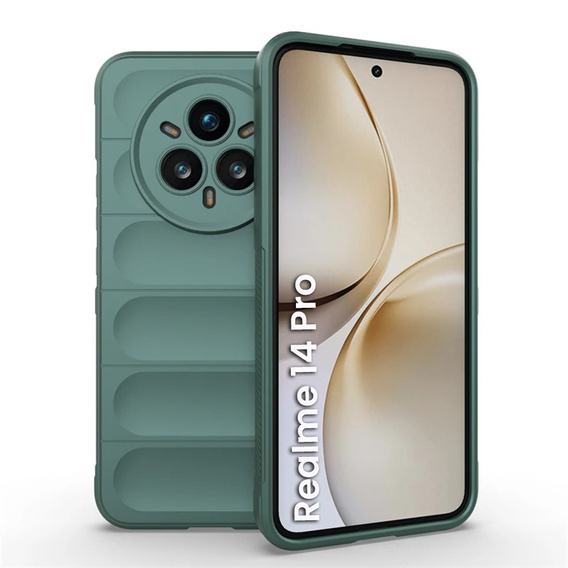 Θήκη για Realme 14 Pro 5G, Gaming Shockproof, πράσινη