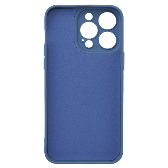Θήκη για iPhone 15 Pro Max, Silicone Lite, σκούρο μπλε