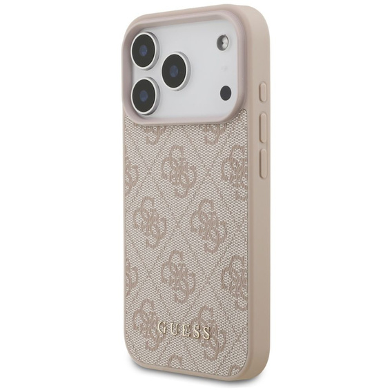 GUESS 4G Metal Gold Logo θήκη για iPhone 17 Pro