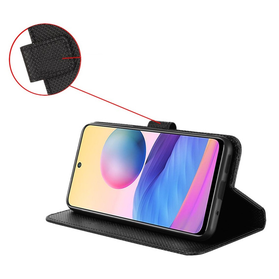 Αναδιπλούμενη θήκη για Motorola Moto G54 5G, Smart Magnet, μαύρο