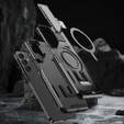 Θήκη για Samsung Galaxy A16, Military MagSafe with camera protection, μαύρη