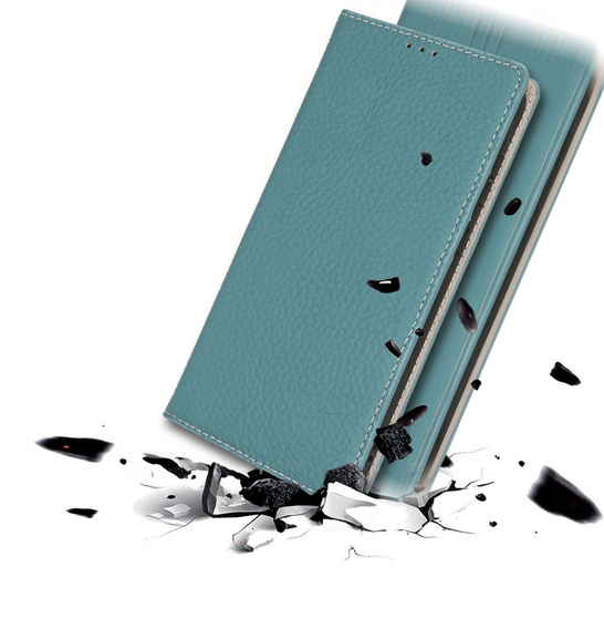 Θήκη με πτερύγιο για Samsung Galaxy S25 Edge, Litchi Skin Grain, μπλε