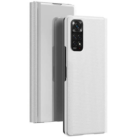 Θήκη για Xiaomi Redmi Note 11 / 11S, Clear View, ασημένια