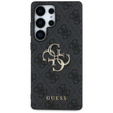 GUESS Θήκη για Samsung Galaxy S25 Ultra, 4G Big Metal Logo, μαύρη