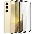 2x Μετριασμένο γυαλί για Samsung Galaxy S24+/S25+ Plus, ERBORD 3D πλήρης οθόνη