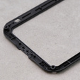 Love Mei Θήκη για iPhone 12, armored with glass, μαύρη