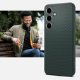 θήκη Spigen για Samsung Galaxy S24, Liquid Air, πράσινη + μετριασμένο γυαλί 9H
