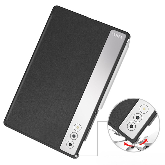 Θήκη για Lenovo Yoga Tab Plus, Smartcase, μαύρη
