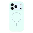Θήκη σιλικόνης για iPhone 17 Pro, για MagSafe, αντικραδασμική, πράσινη