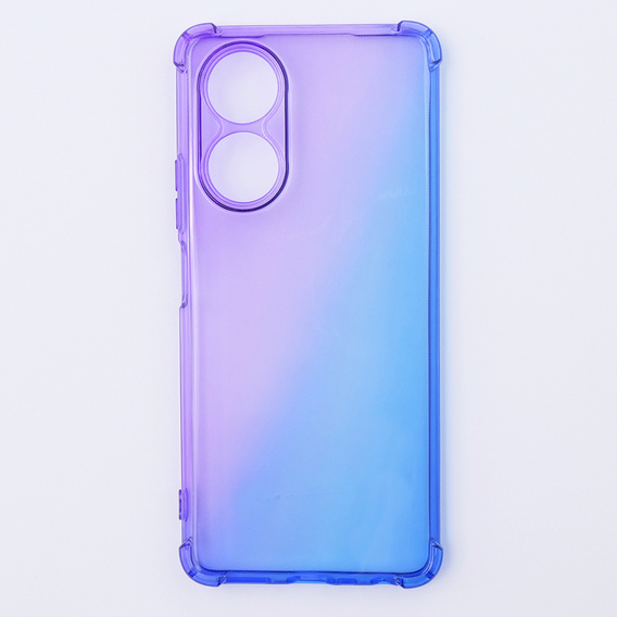 θήκη για το Oppo A58 4G, Gradient Dropproof, Μωβ / μπλε