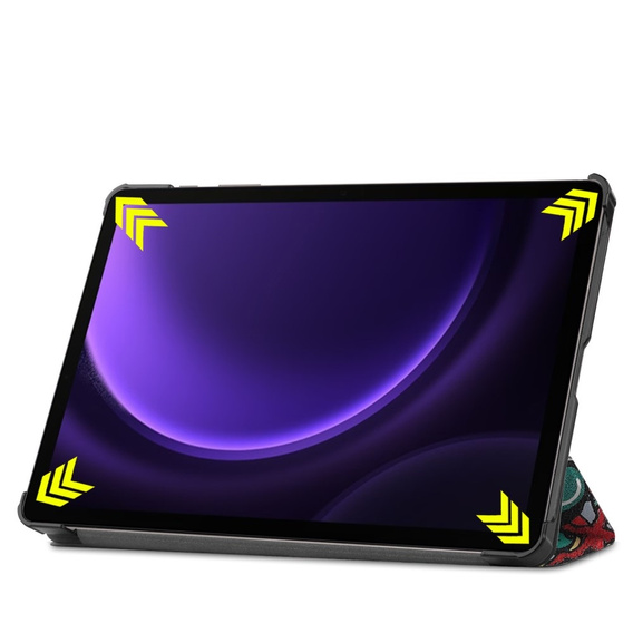 Θήκη για Samsung Galaxy Tab S10 Lite / S10 FE / S9 FE, με πτερύγιο, graffiti