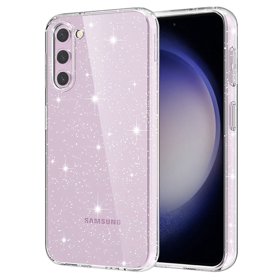 Θήκη για Samsung Galaxy S23, Glittery Powder, διαφανής