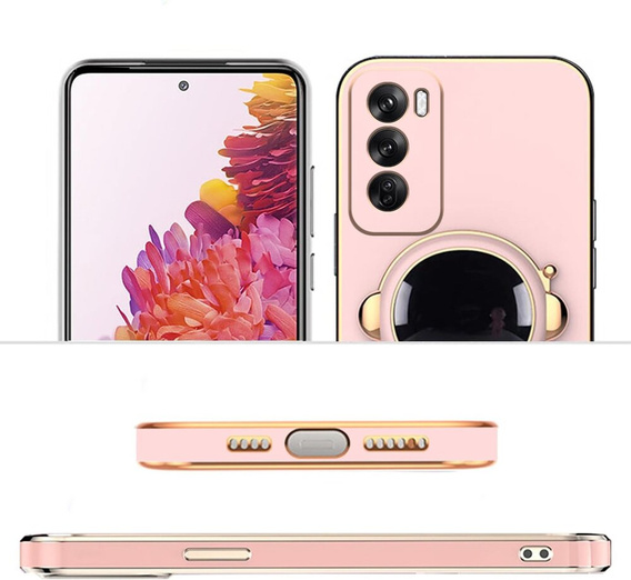Θήκη για Oppo Reno 12, Astronaut, ροζ
