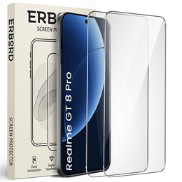 2x Γυαλί ERBORD 9H Hard Glass για Realme GT 8 Pro