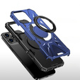 Θήκη για iPhone 16 Pro, θωρακισμένη με βάση και λαβή, μπλε