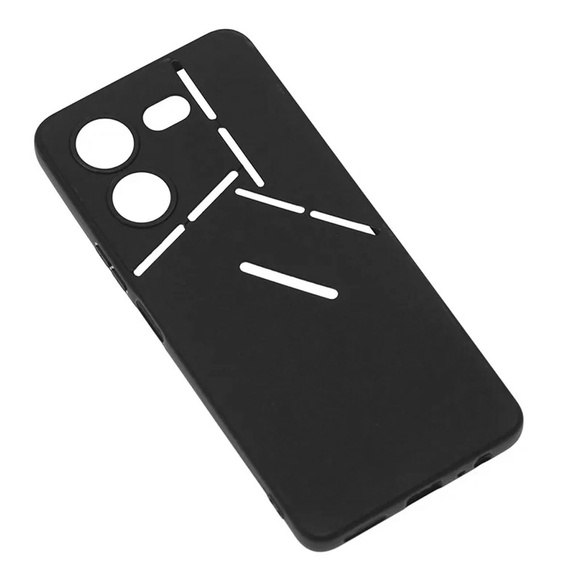 Λεπτή θήκη για Tecno Pova 5 Pro, Slim, μαύρη