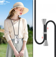 Θήκη για Samsung Galaxy S25, Electro MagSafe, μαύρη + κορδόνι