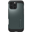 θήκη Spigen για iPhone 16 Pro, Tough Armor Mag Mag MagSafe, πράσινη + μετριασμένο γυαλί 9H