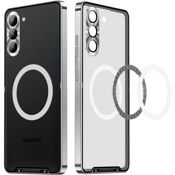 θήκη προστασίας κάμερας για το Samsung Galaxy S23, CamShield MagSafe, διαφανές / ασημί