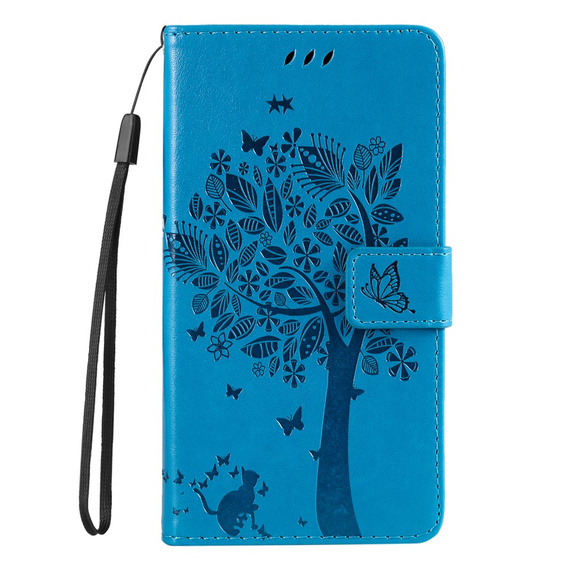 Θήκη με πτερύγιο για Xiaomi 13T / 13T Pro, δέντρο, μπλε