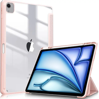 Θήκη για Apple iPad Air 11" 6 gen. 2024 (A2902, Smartcase Hybrid, με χώρο για γραφίδα, ροζ