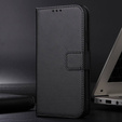 Θήκη με πτερύγιο για Ulefone Armor X10 / X10 Pro, Wallet Smart Magnet Case, μαύρη