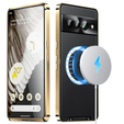 θήκη προστασίας κάμερας για το Google Pixel 8 Pro, CamShield MagSafe, διαφανές / χρυσό