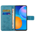 Θήκη με πτερύγιο για Samsung Galaxy M23, Butterfly, μπλε