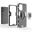 Θήκη για Poco F5 5G, Kickstand Ring, μαύρη