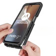 Θήκη για Motorola Moto G32, Shockproof, με μεμβράνη, μαύρη