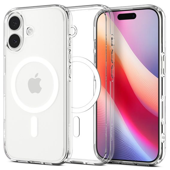 Θήκη Spigen Ultra Hybrid MagSafe για iPhone 17, Διαφανές/λευκό
