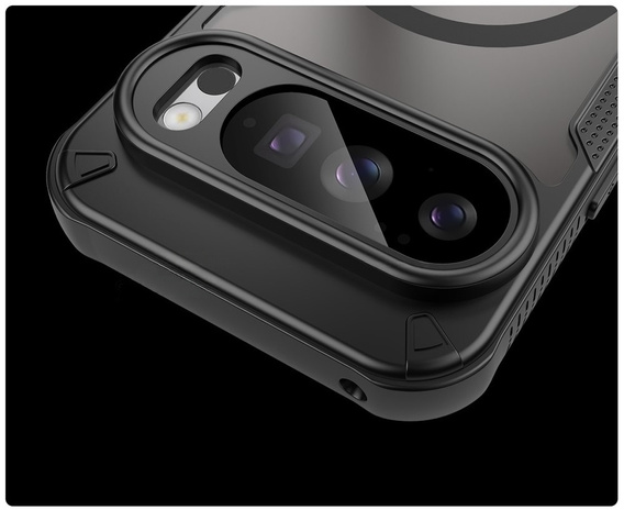 Θωρακισμένη θήκη για το Google Pixel 10 Pro, για MagSafe, ματ, μαύρο