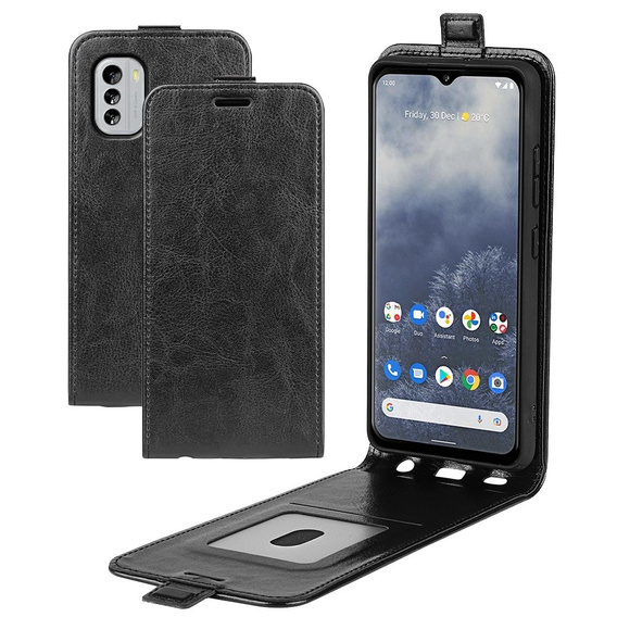 Θήκη με πτερύγιο για Nokia G60 5G, Flip, μαύρη