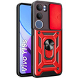 Θήκη για Vivo Y19s, CamShield Slide, κόκκινη