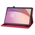 Θήκη για Lenovo Tab M9, Wallet Pen Slot, κόκκινη