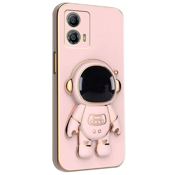 Θήκη για Motorola Moto G53 5G, Astronaut, ροζ rose gold